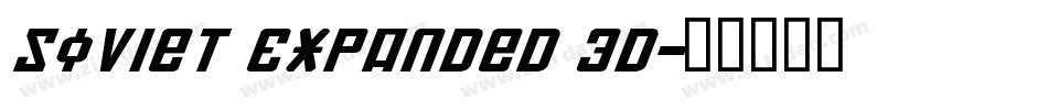 Soviet Expanded 3D字体转换